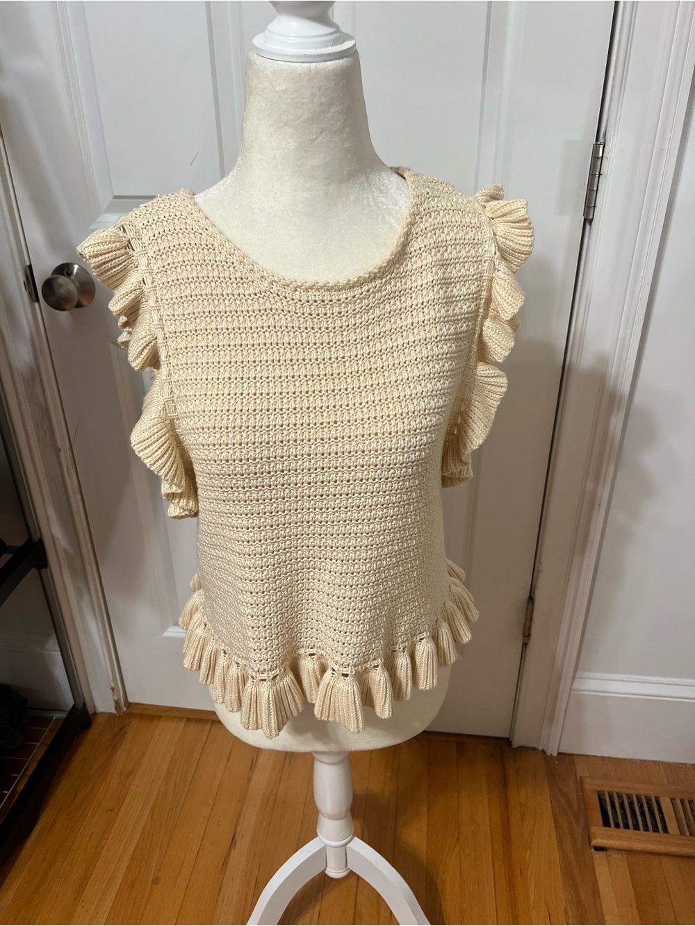 Crochet Ruffle Tank Top